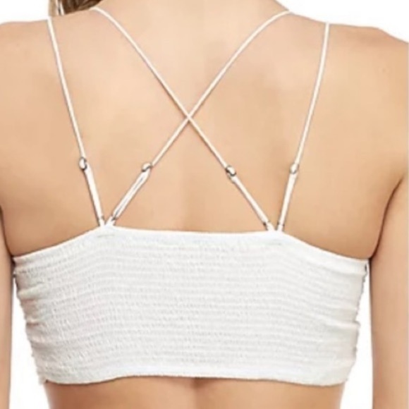 Free People White Lace Bralette size L - Picture 2 of 12